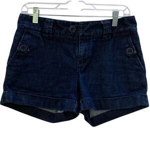 Banana Republic blue denim shorts size 4 stretch